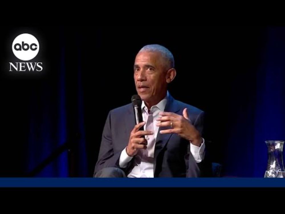 'It is up to all of us to fix this:' Former President Barack Obama on American ideals