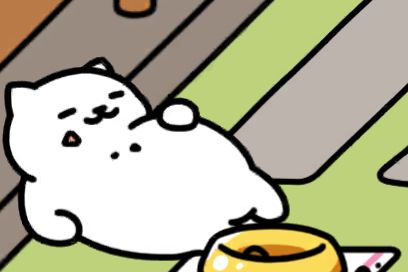 ねこあつめの画面。