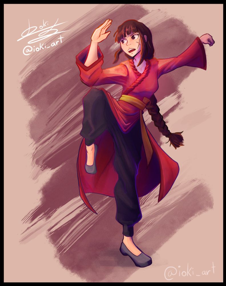 Fan art of Lei Kugo from the videogame Live a Live