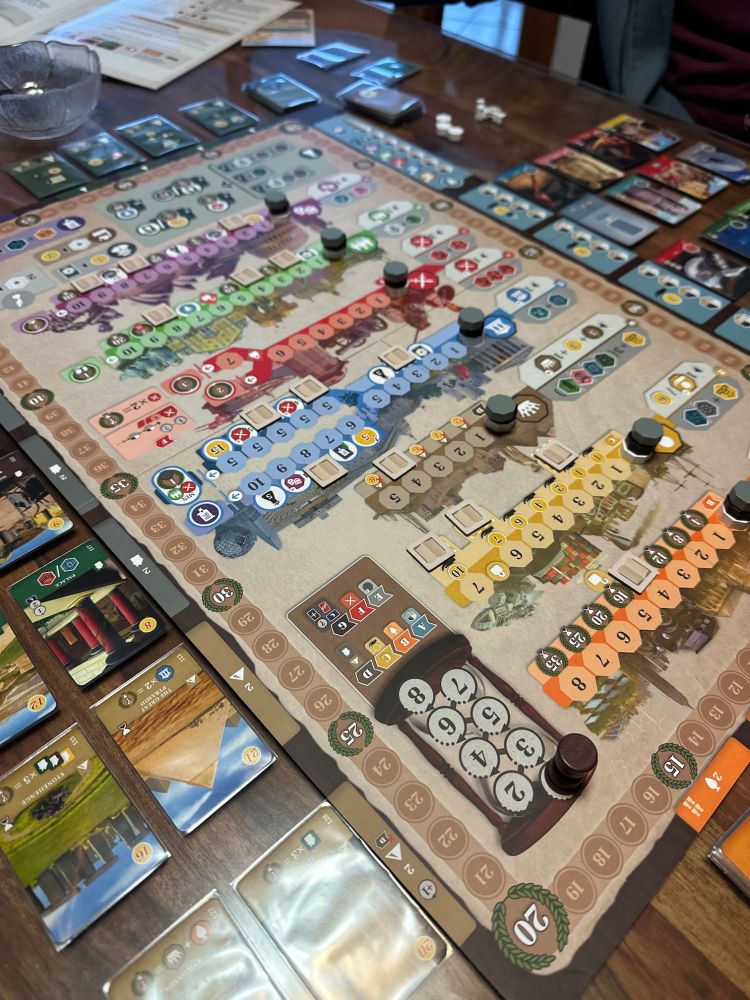 Millennia: Tracks of Time board