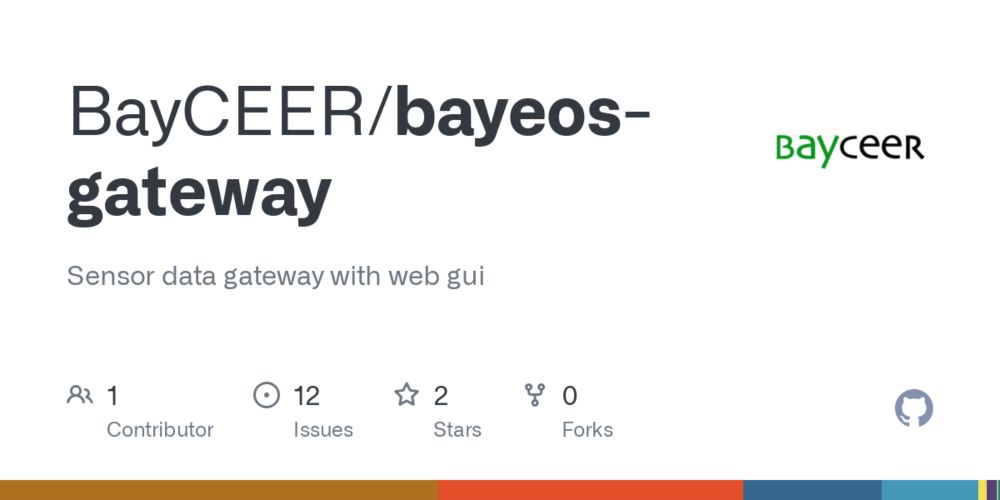 GitHub - BayCEER/bayeos-gateway: Sensor data gateway with web gui