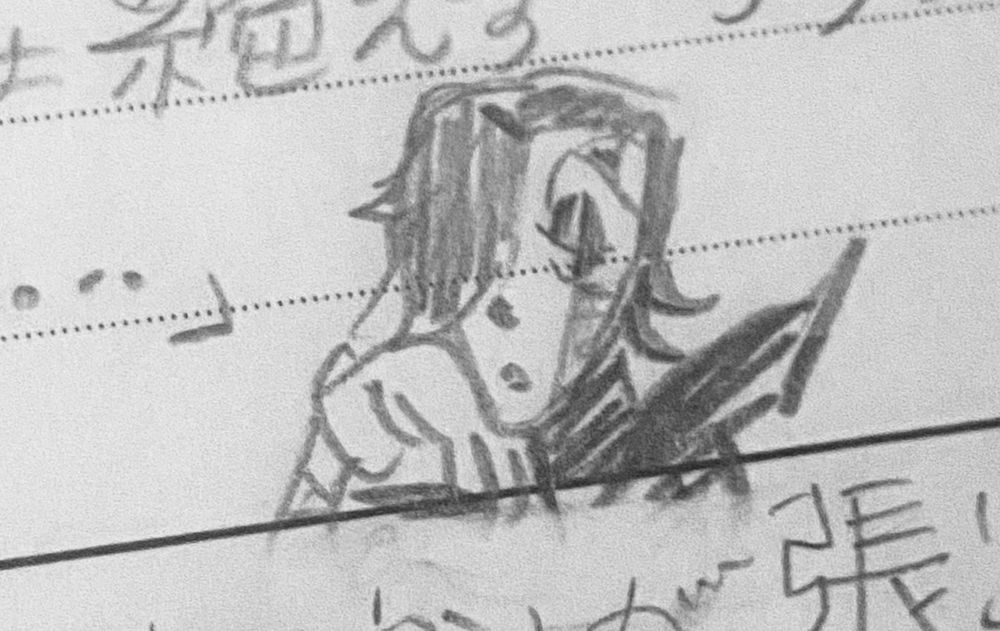 Mettaton, kind of gazing off, hand to his cheek, one shoulder off. Less sad feeling, more like he’s posing. 