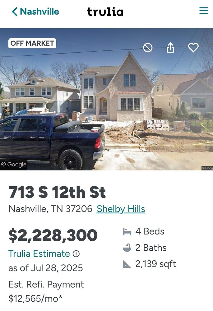A listing for a $2.2M McMansion