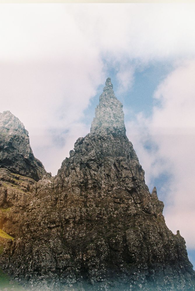 Monolithic rock formation shot on film with a cannon ae-1. 