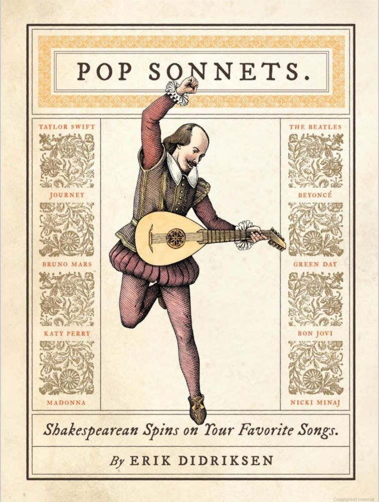 Book cover of Pop Sonnets by Erik Didriksen
