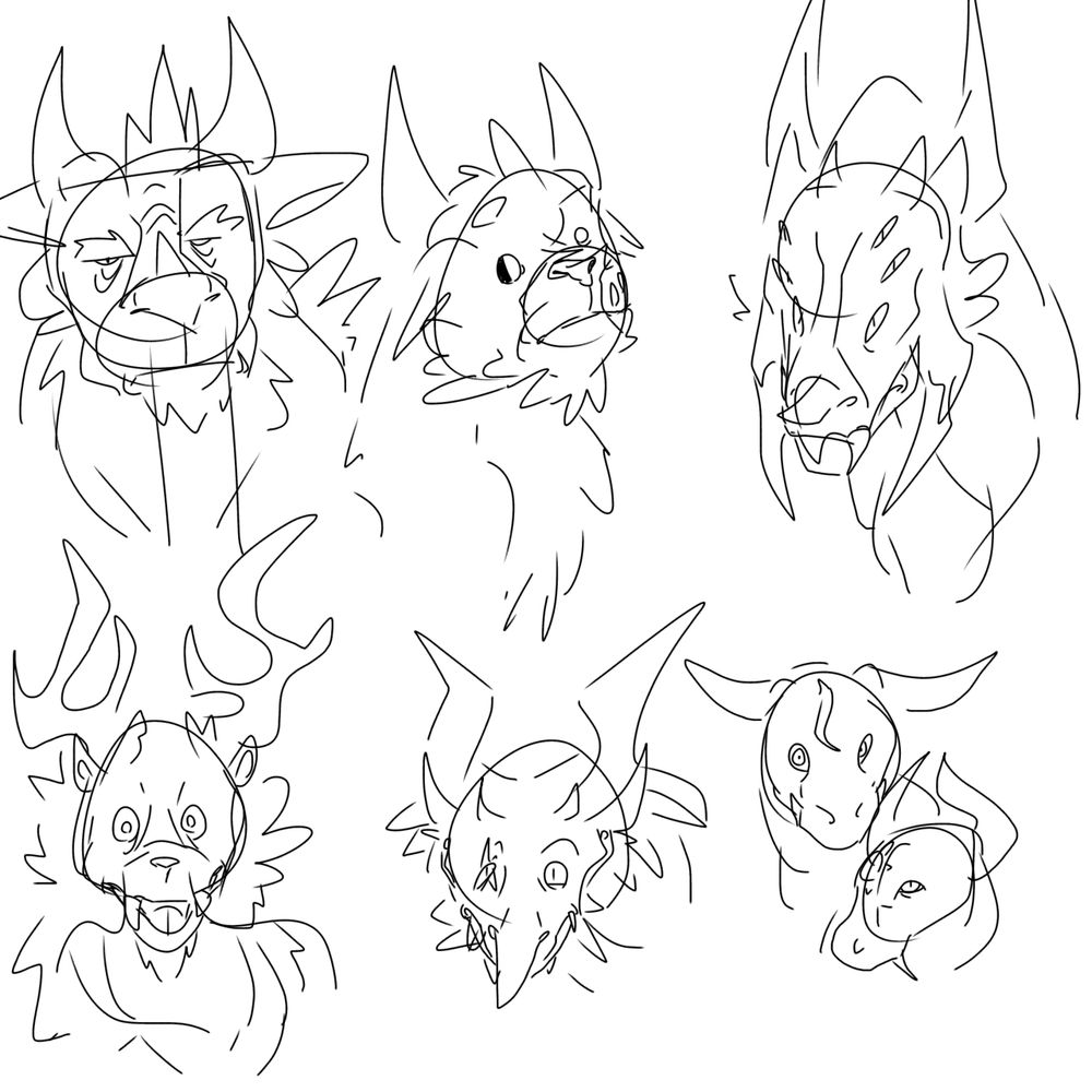 Dragon doodles 