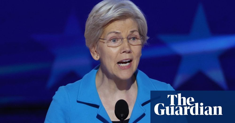 Elizabeth Warren says she wouldn't trust Trump or Vance 'to move her couch' – video