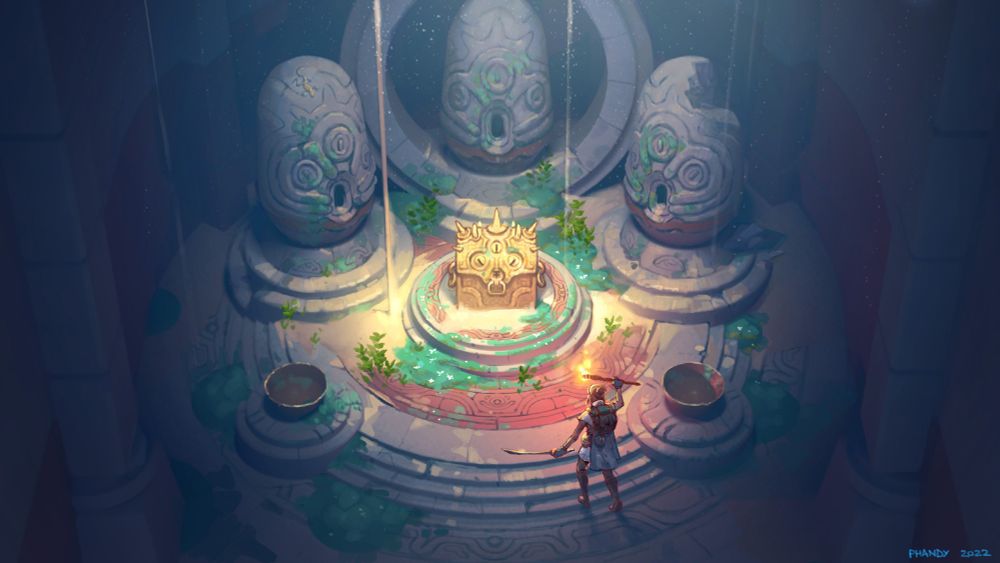 Our adventure has delved to the center of the ruins and discovered the treasure that lies within. A golden chest surrounded by mysterious statues. What did they endure to get here, and will the reward be worth it?