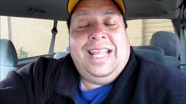 Joey eating fast food
