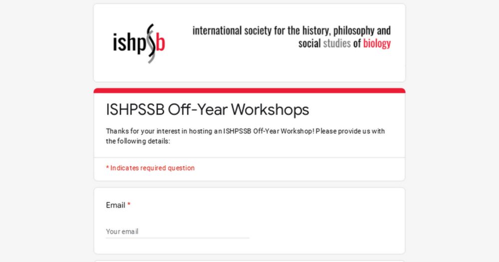 ISHPSSB Off-Year Workshops