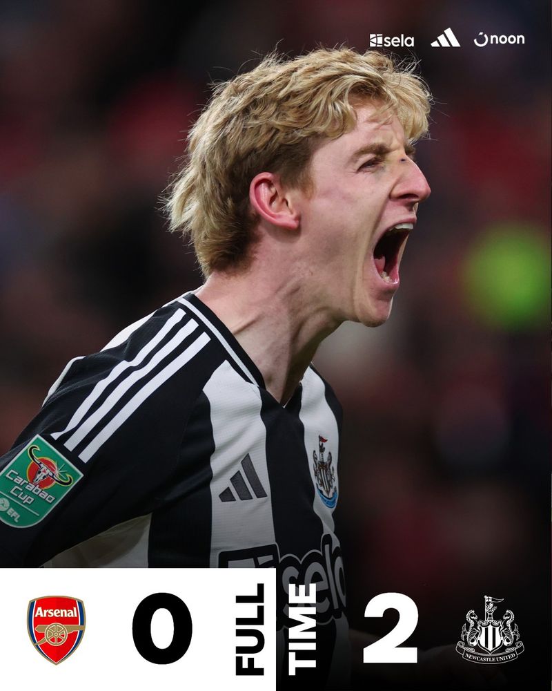 Arsenal 0 Newcastle United 2 | Full-Time