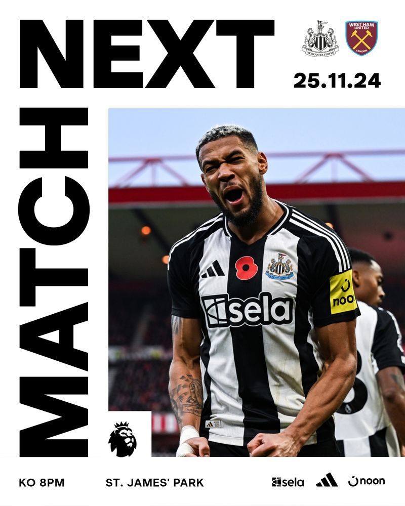 Our next match: West Ham (H)