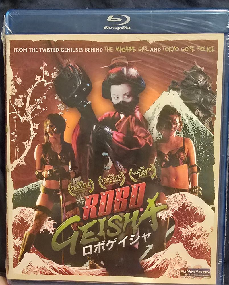 Blu-ray of Robo Geisha