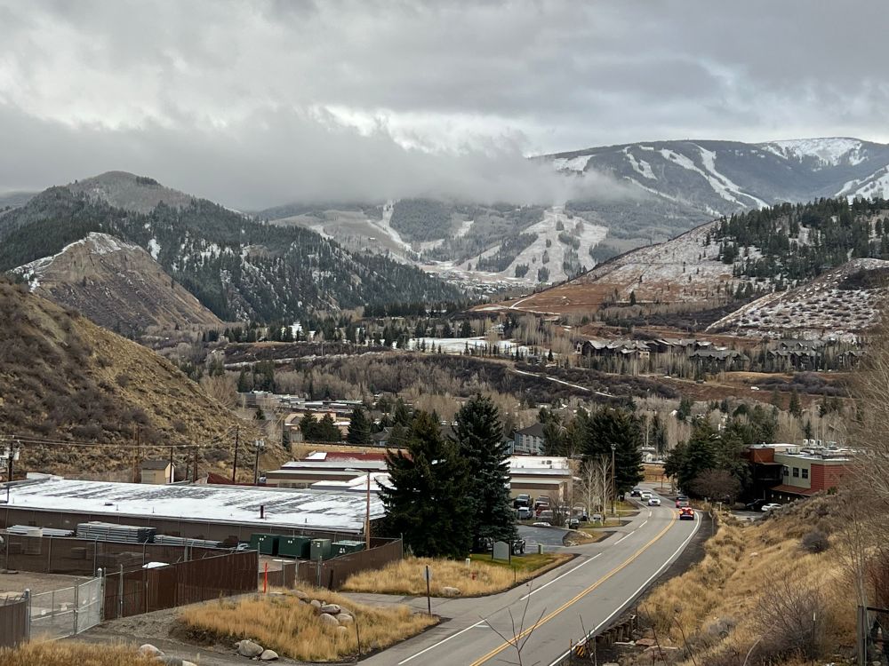 Beaver Creek Mountain as seen from the other side of the Eagle River Valley