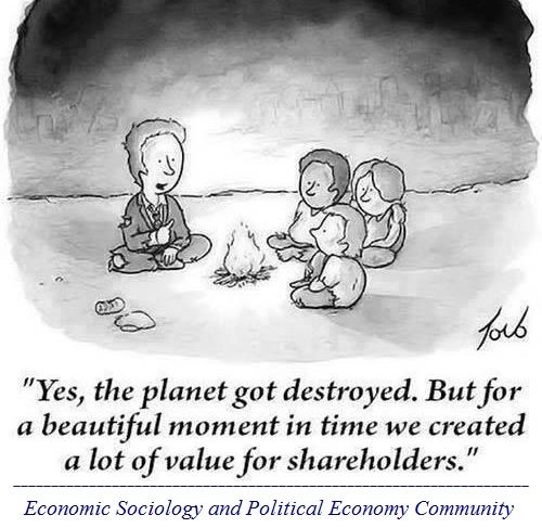 Yes, the planet got destroyed. But for a beautiful moment in time we created a lot of value for shareholders! 