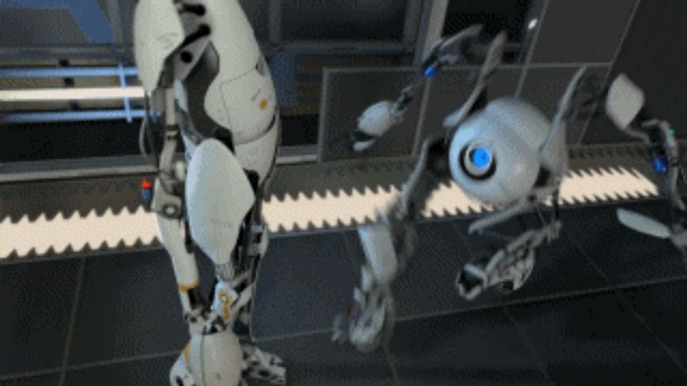 Robot Hug GIF