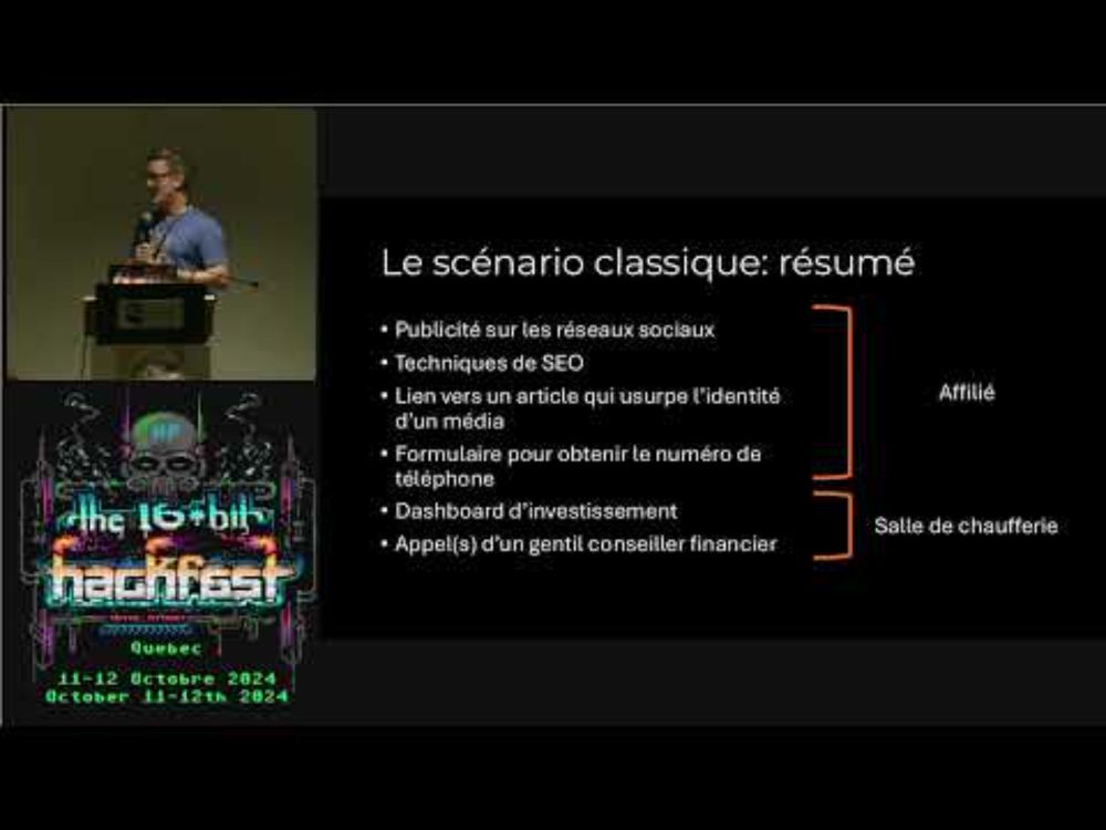 Sam Harper - Un site Web de fraude à l’investissement vaut mille mots - Hackfest 2024