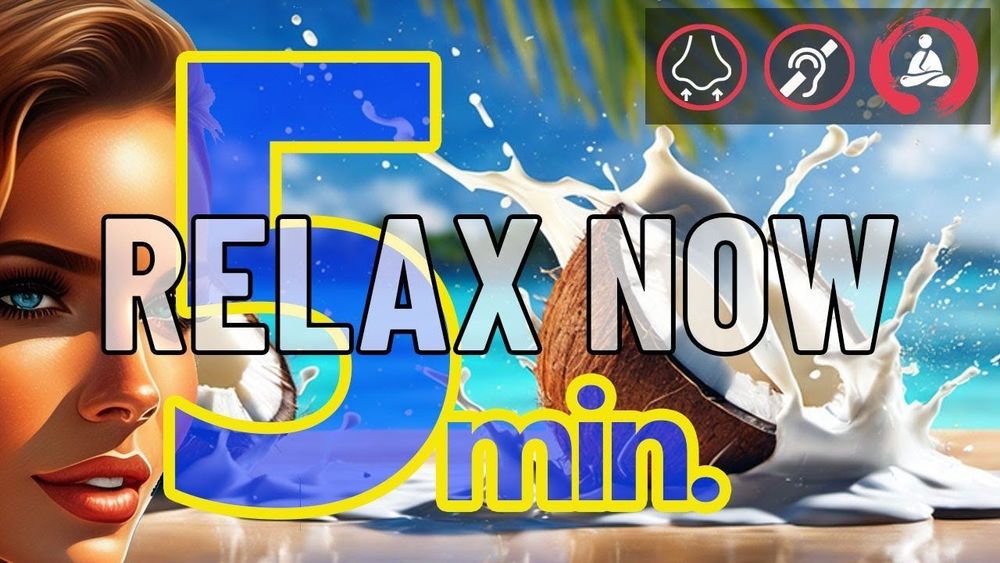 5-Minute Guided Meditation for Deep Breathing | Ocean Waves & Seagulls | Stress Relief & Focus