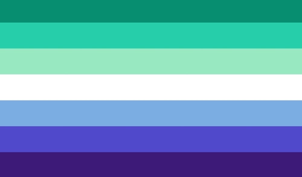 Gay man pride flag