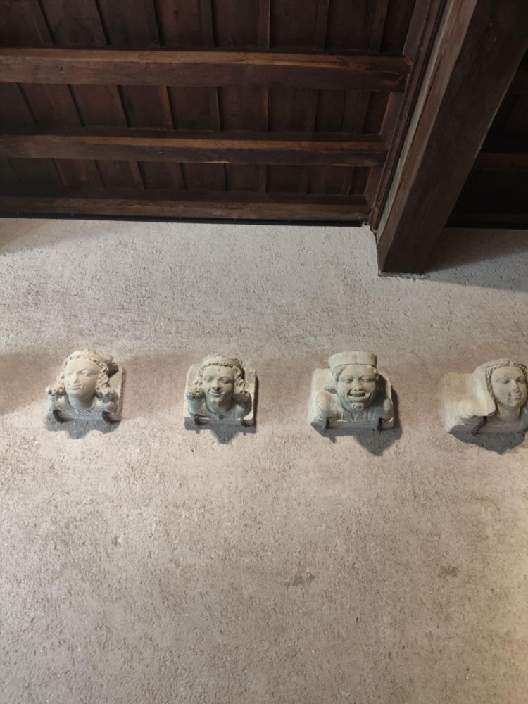 Jolly faces in Carcassonne