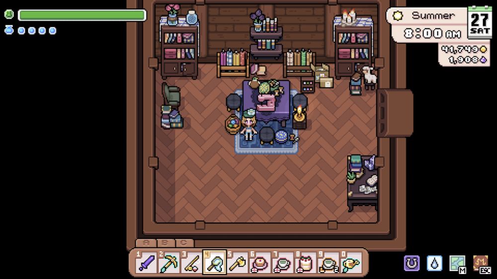 Attic hobbyroom, which I still need to add lots to