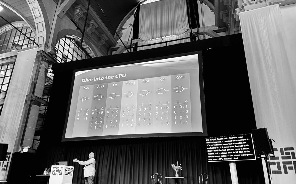 Image showing the seven logic gates of a CPU