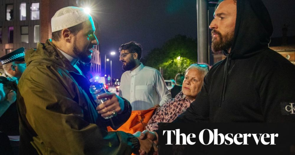 ‘Love will prevail’: how a far-right rally in Liverpool was defused