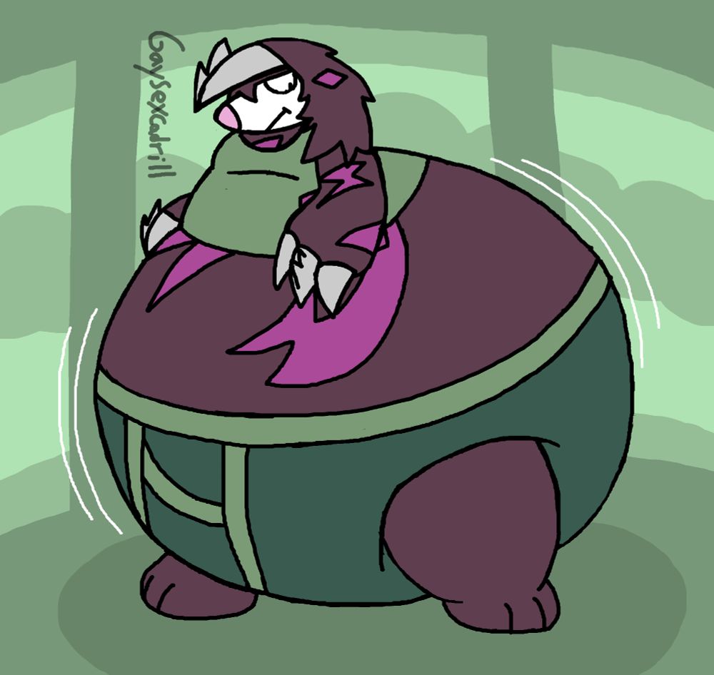 my excadrill pokesona rudy with a huge jiggly monobutt wowie