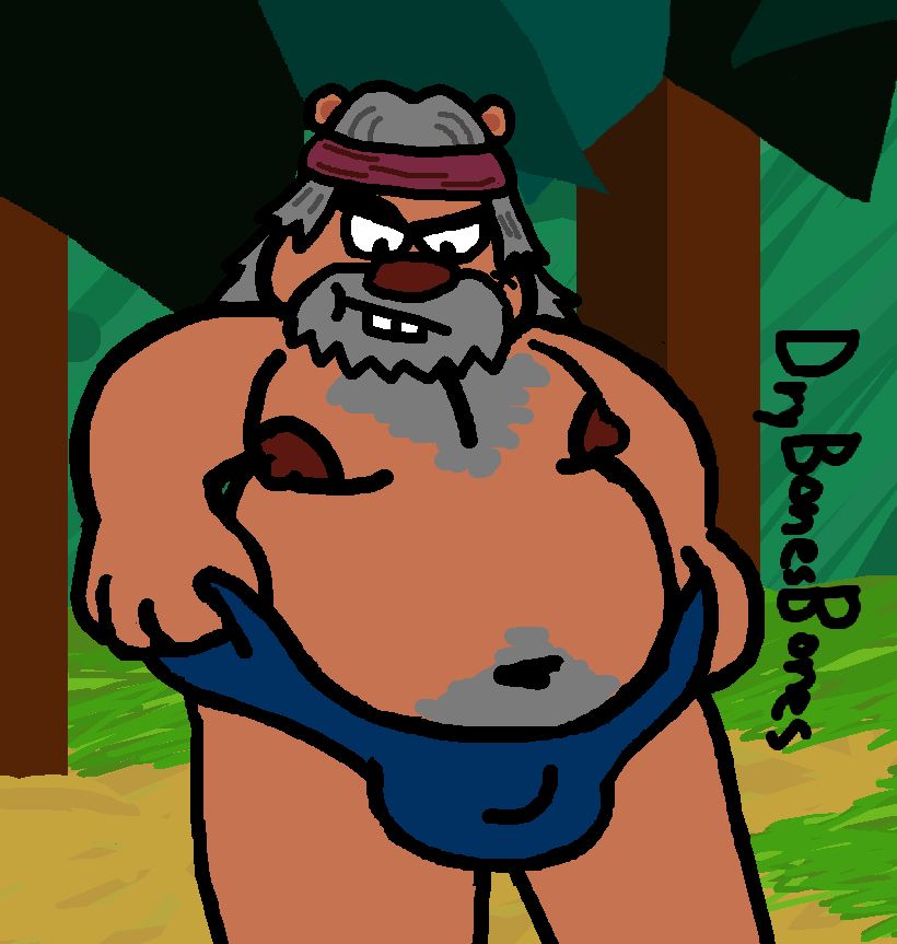 paul chuck putting on underwear