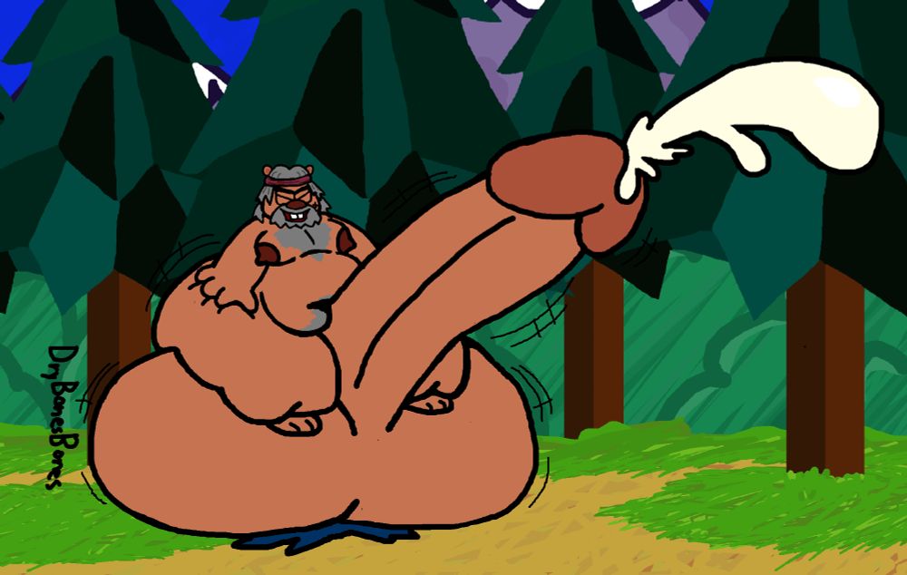 paul chuck with a hyper cock and balls.... and a fat ass n thighs