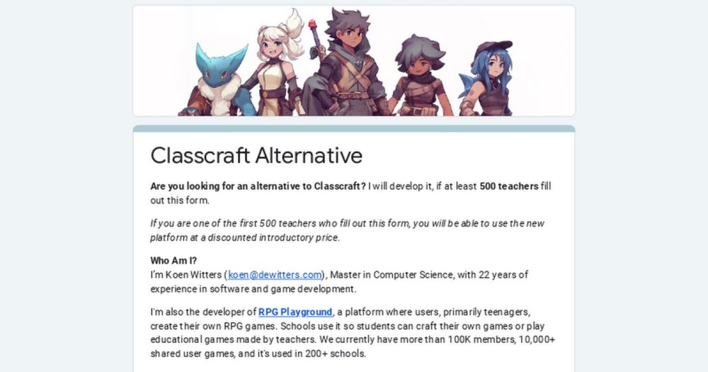 Classcraft Alternative