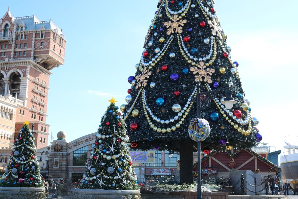 ディズニーシーのクリスマスツリー