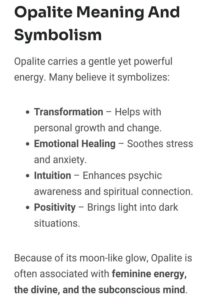 opalite meaning