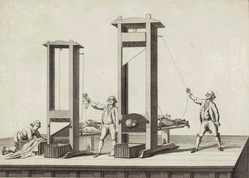 Guillotines solving fascism problems