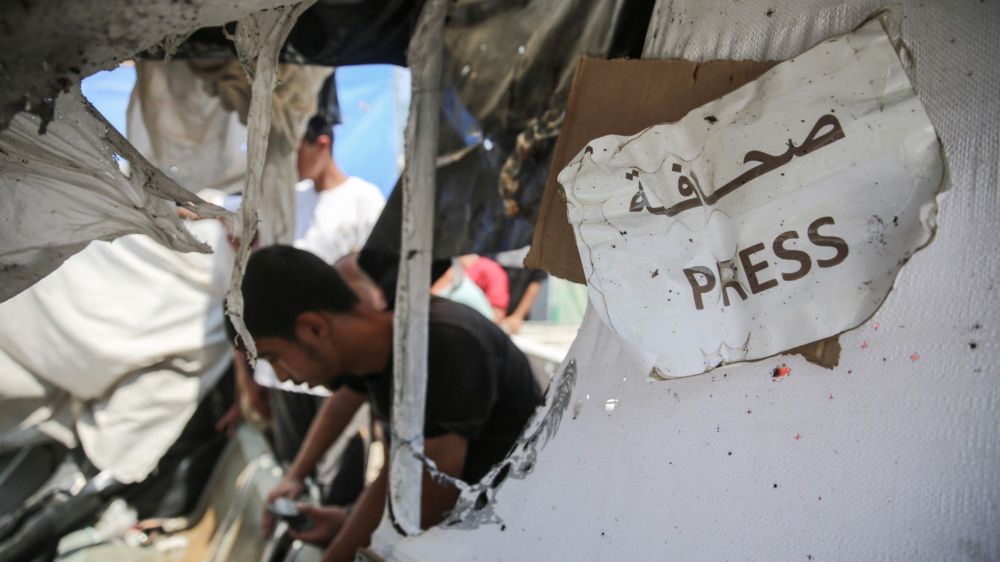 Palestinian journalist killed in Israeli strike on tent sheltering media workers