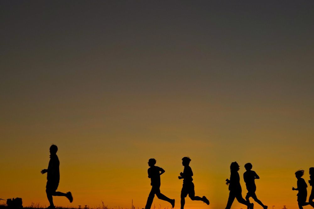 今日の夕焼け＠多摩川