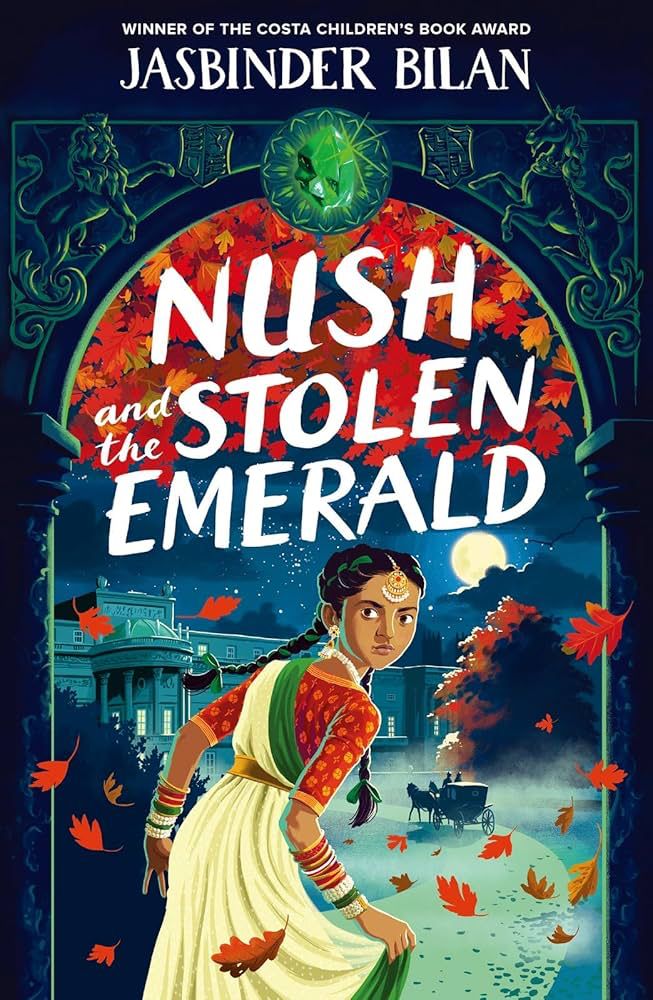 Book cover for Nush and the Stolen Emerald by Jasbinder Bilan
