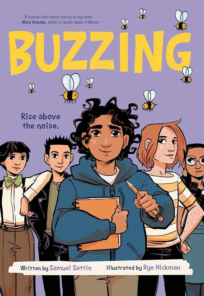 Book cover for Buzzing by Samuel Sattin and Rye Hickman