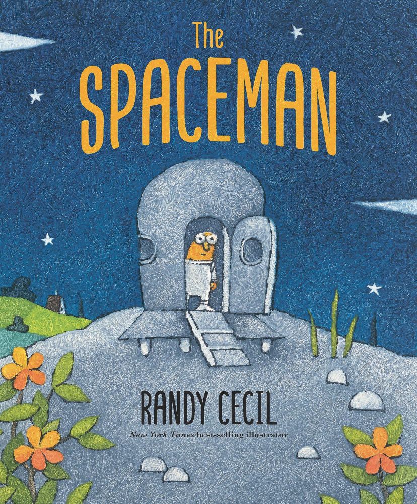 Book cover for The Spaceman by Randy Cecil