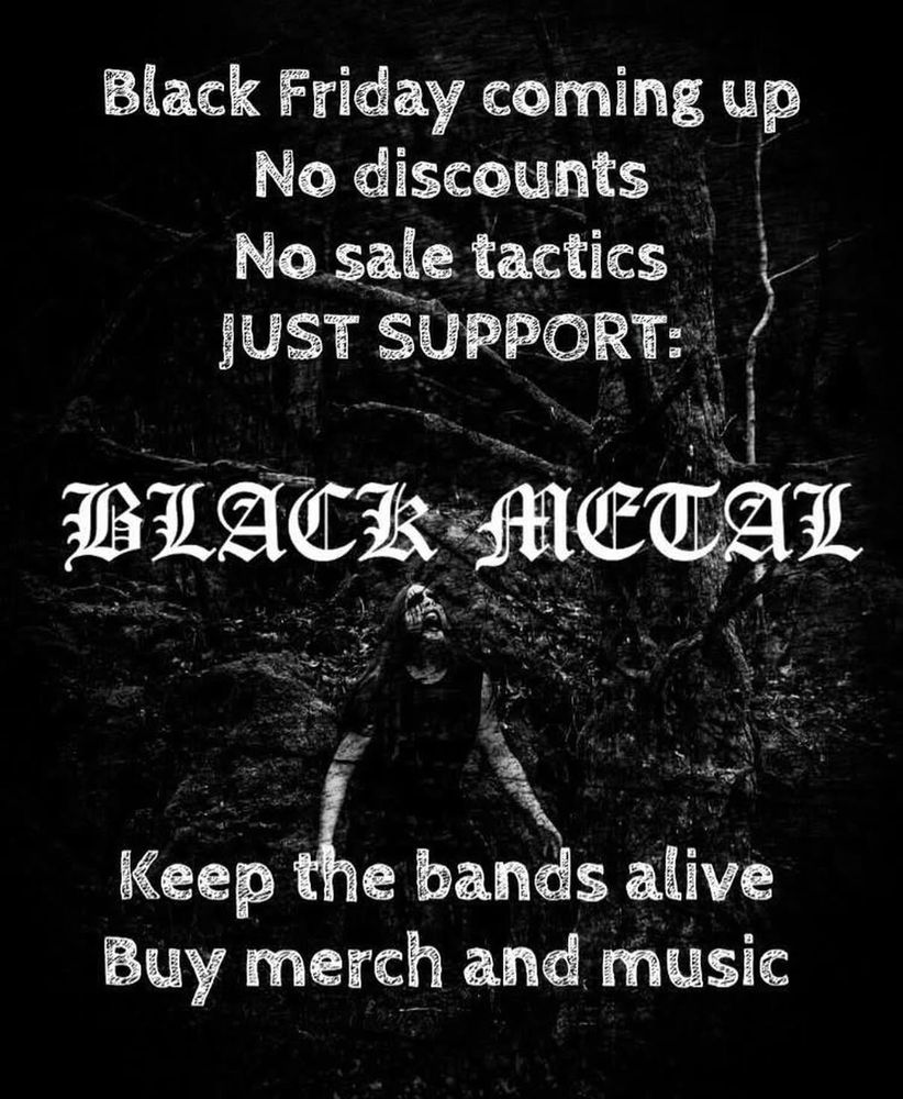 Kjøp Black Metal på Black Friday.