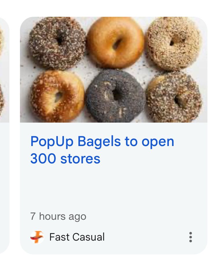 PopUp Bagels to open 300 stores