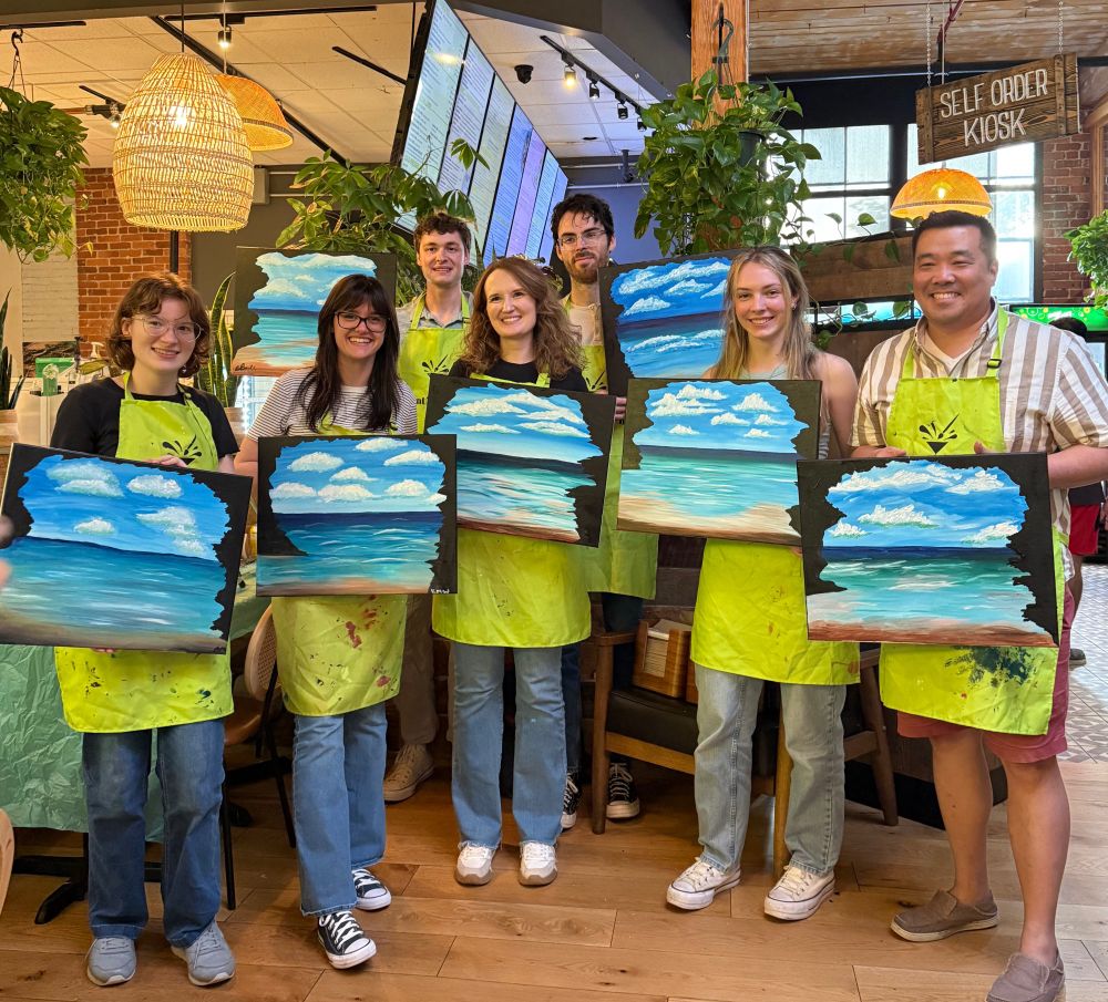 The Lee Lab at Paint Nite at Nu Kitchen in Worcester, MA