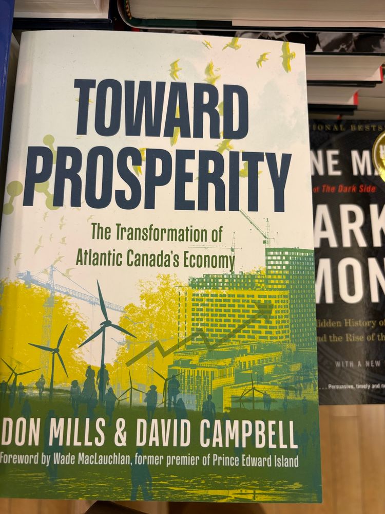 Book cover of Toward prosperity, written by Don Mills and David Campbell. 