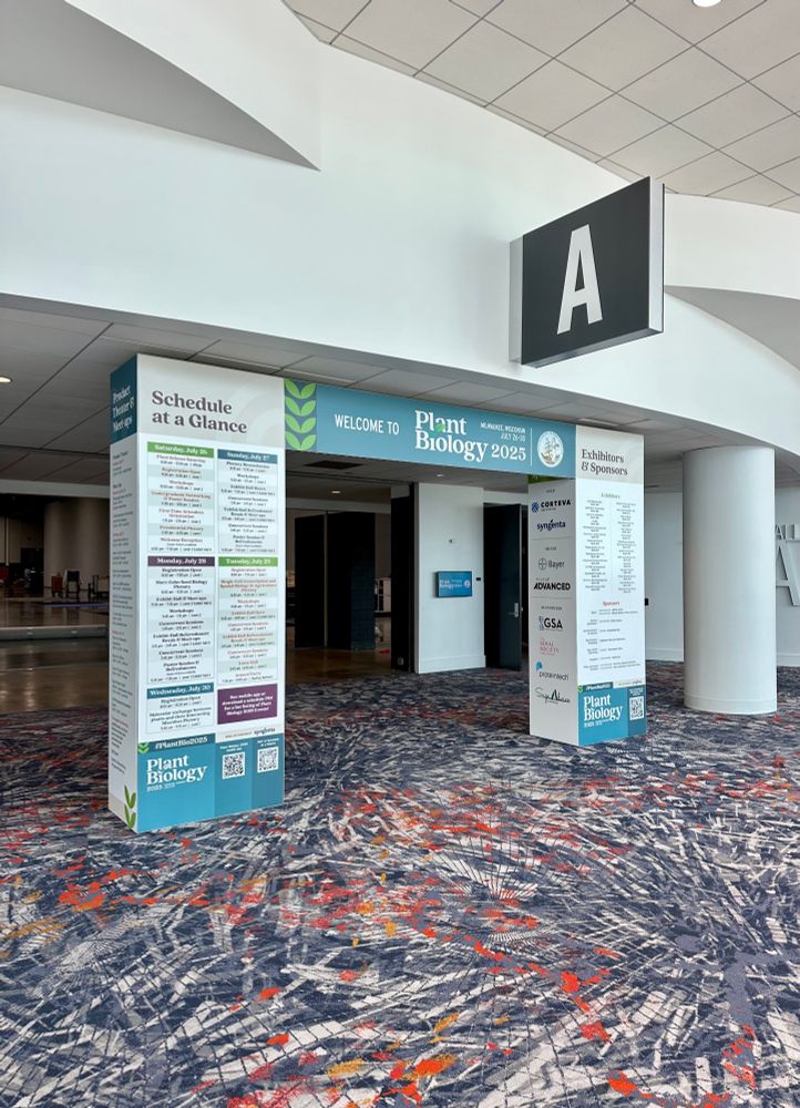 Image of Plant Biology Meeting Welcome sign