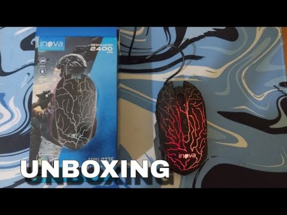 Unboxing de um novo mouse! MOU-8775 - É Bom?