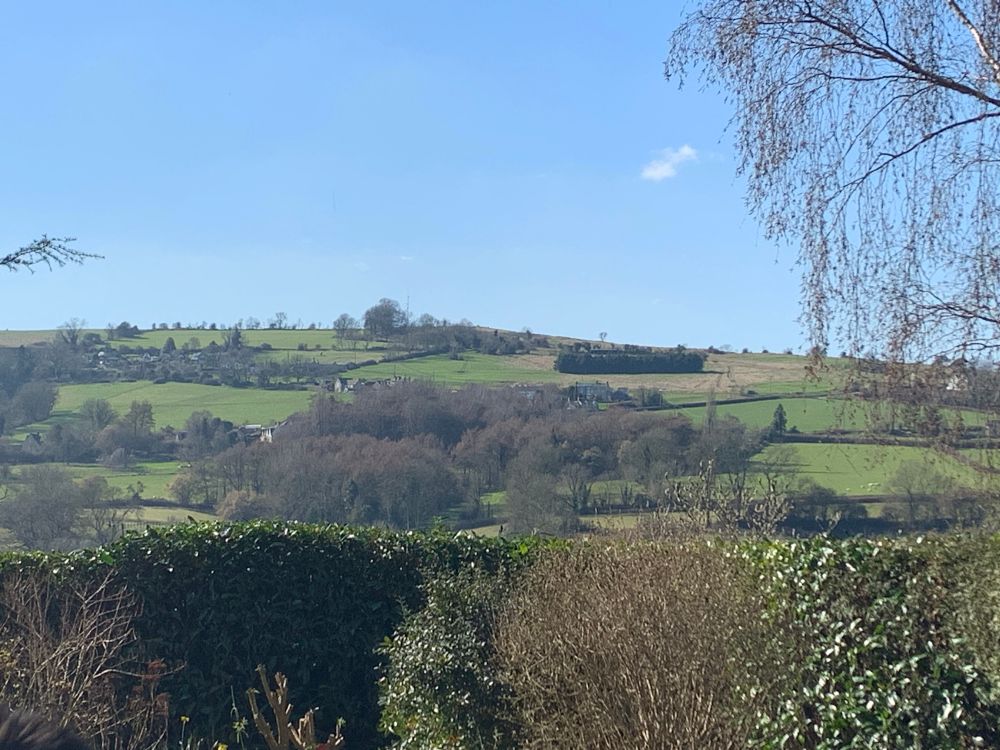 Picture of countryside. Selsley Common, Glos