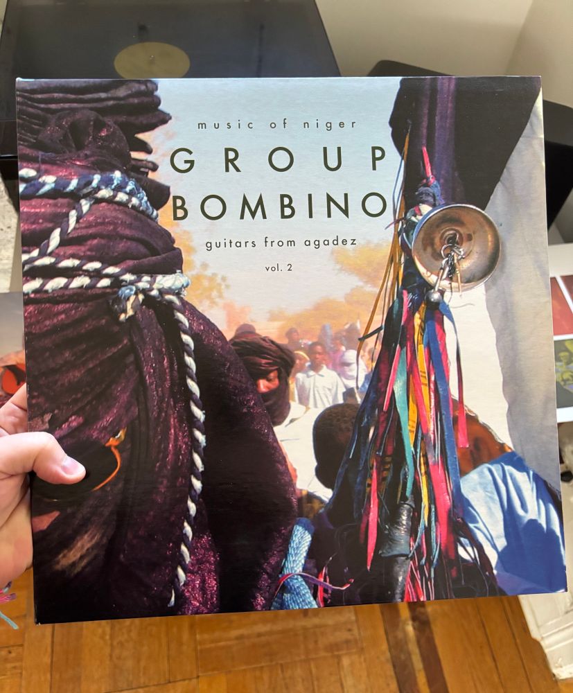 record cover of Group Bombino: Guitars From Agadez, Vol 2