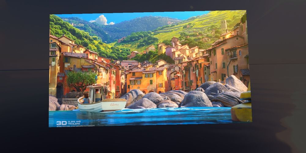 "Luca" trailer in 3D.