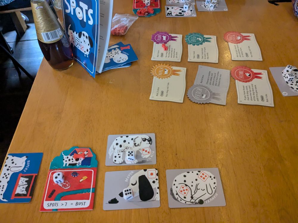 Boardgame Spots with cute dogs