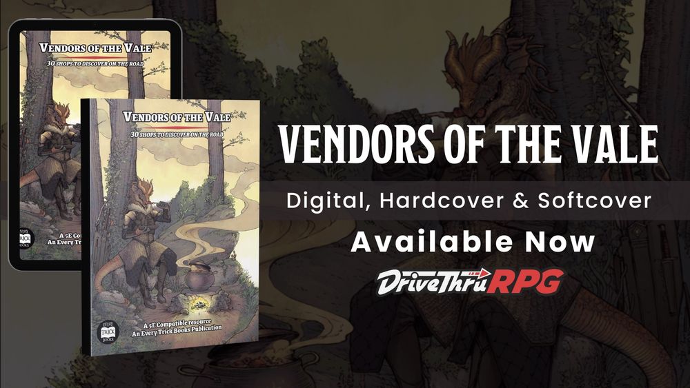 Vendors of the Vale at DriveThruRPG.com